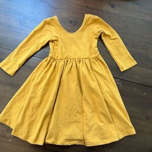Alice + Ames The Ballet Dress in Mustard/Gold size 4T